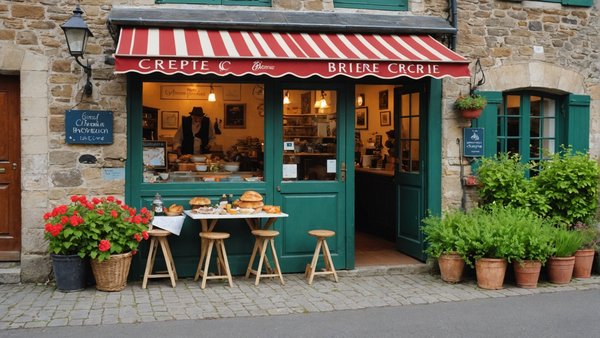 Crêperie bretonne charmante à vendre en morbihan